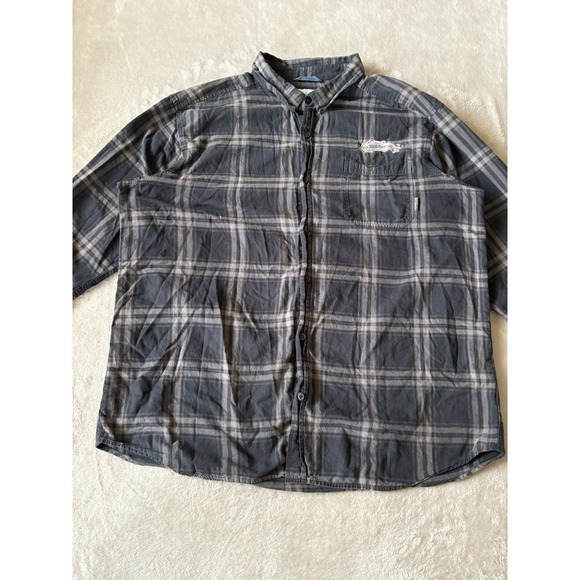 Columbia Men's XXL Sierra Nevada Plaid Button Down Long Sleeve Shirt - Picture 1 of 7
